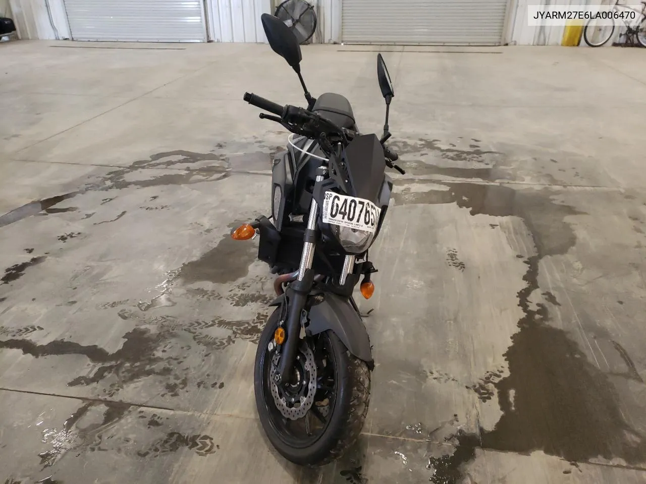 2020 Yamaha Mt07 VIN: JYARM27E6LA006470 Lot: 64076574