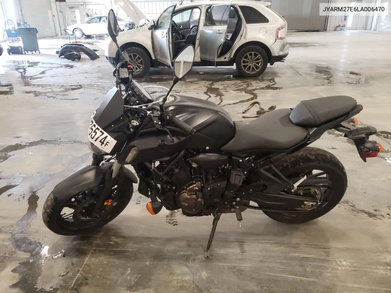 2020 Yamaha Mt07 VIN: JYARM27E6LA006470 Lot: 64076574