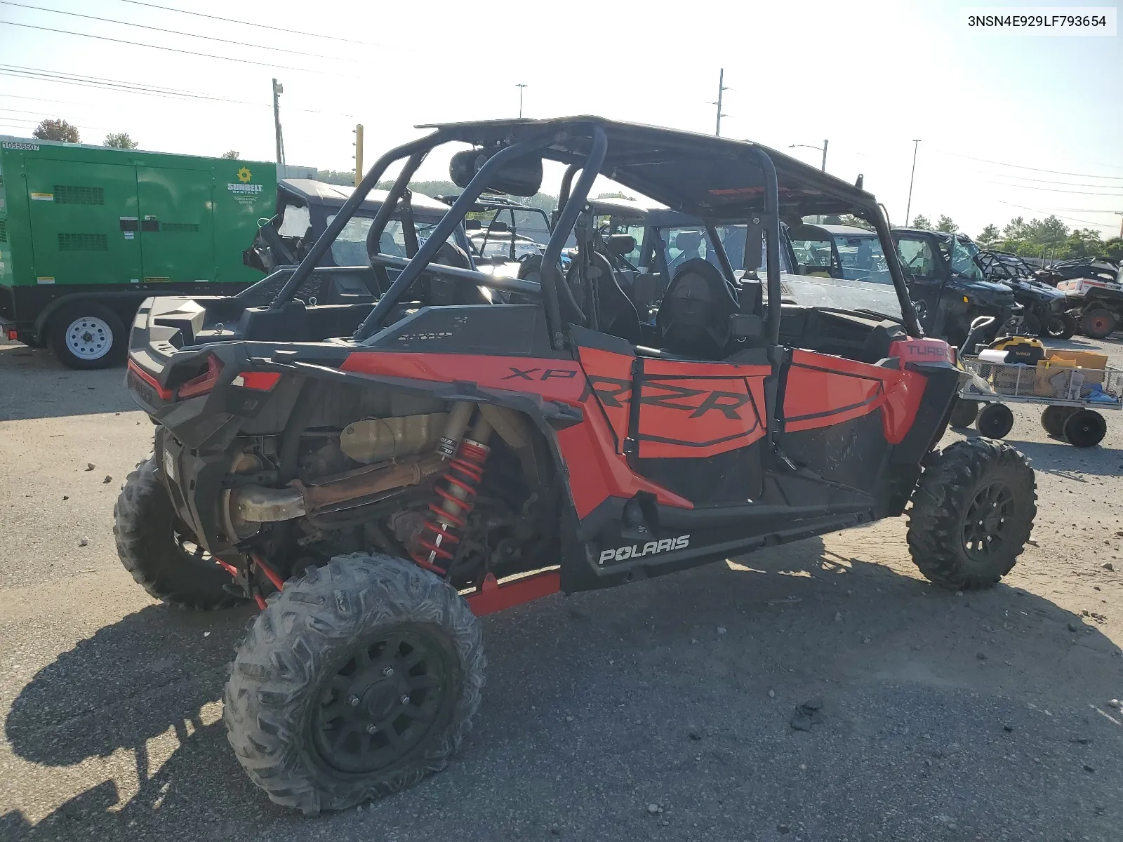 2020 Polaris Rzr Xp 4 Turbo VIN: 3NSN4E929LF793654 Lot: 66847124