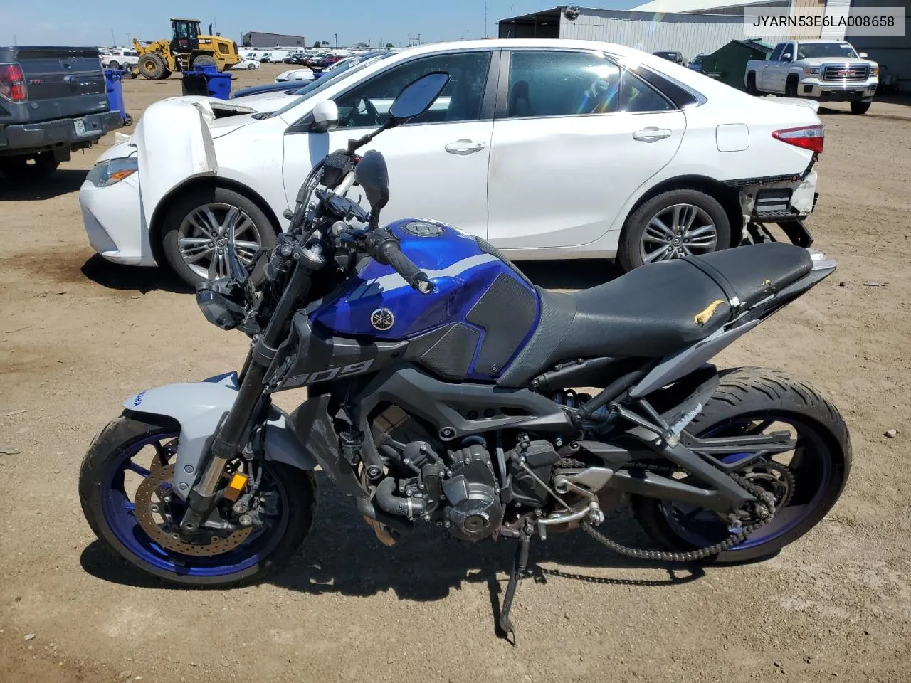 2020 Yamaha Mt09 VIN: JYARN53E6LA008658 Lot: 67136424