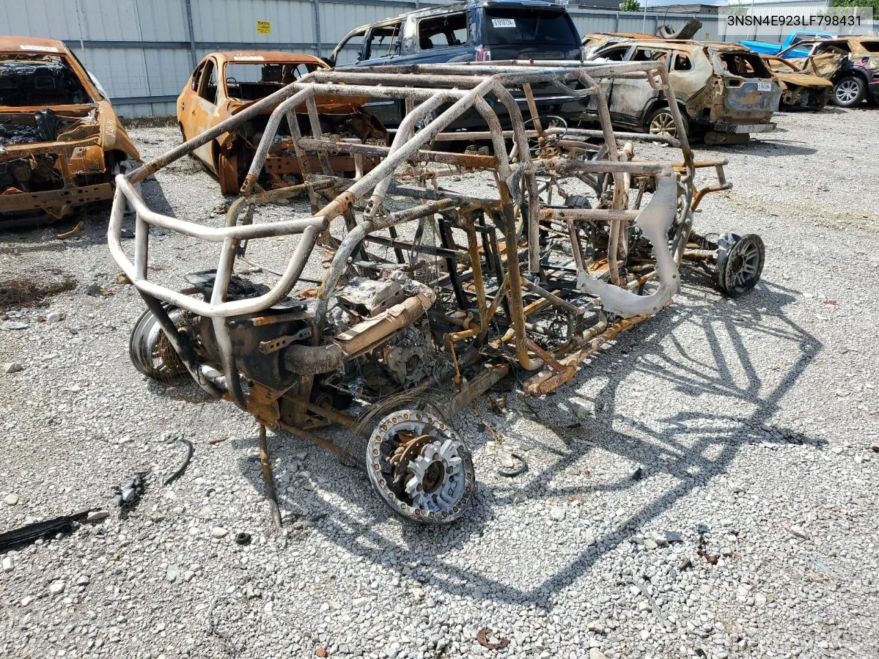 2020 Polaris Rzr Xp 4 Turbo VIN: 3NSN4E923LF798431 Lot: 67648614