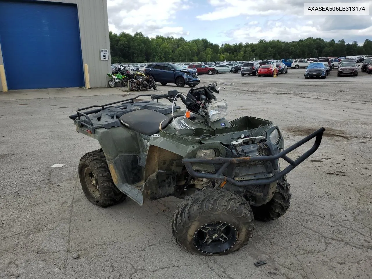 2020 Polaris Sportsman 450 H.o. VIN: 4XASEA506LB313174 Lot: 68222304