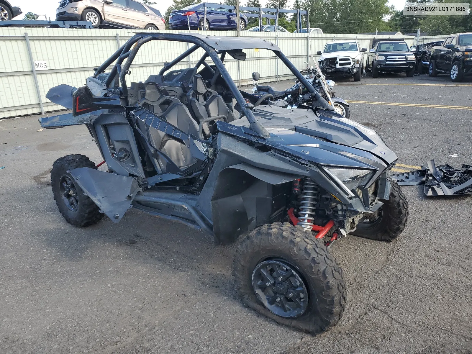 2020 Polaris Rzr Pro Xp Ultimate VIN: 3NSRAD921LG171886 Lot: 68602694