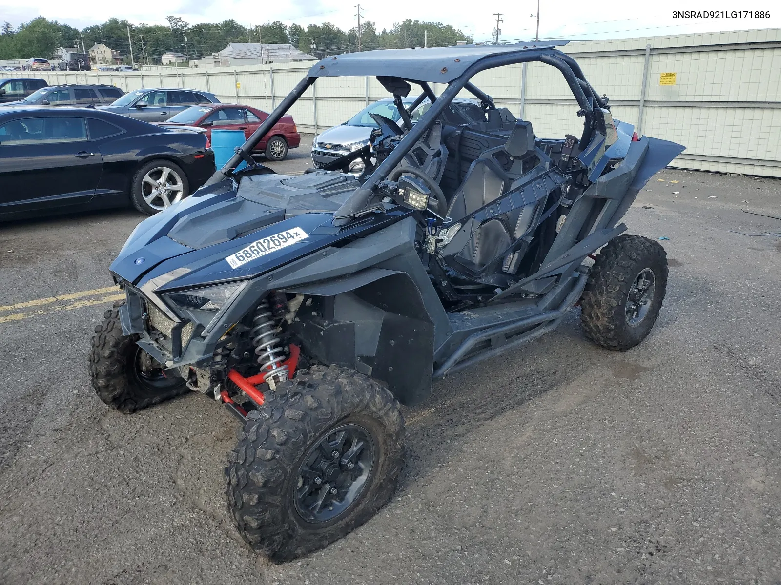 2020 Polaris Rzr Pro Xp Ultimate VIN: 3NSRAD921LG171886 Lot: 68602694