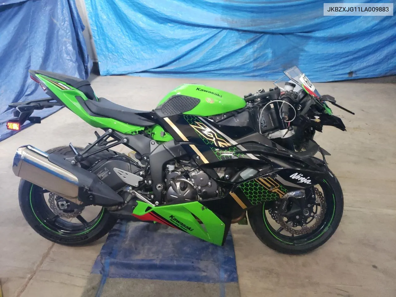 2020 Kawasaki Zx636 K VIN: JKBZXJG11LA009883 Lot: 68723724