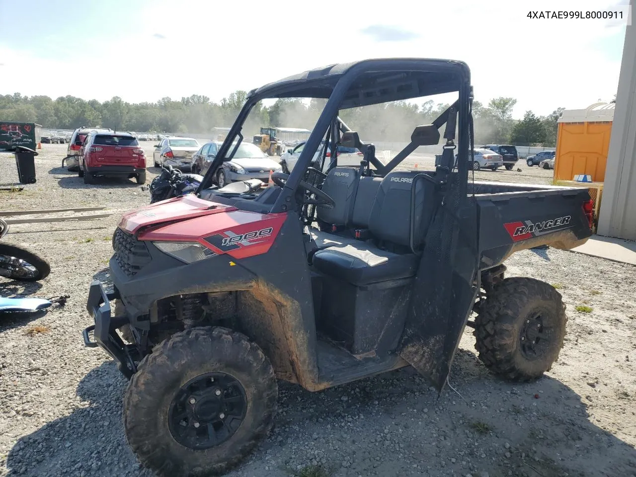 2020 Polaris Ranger 1000 Eps VIN: 4XATAE999L8000911 Lot: 69090174