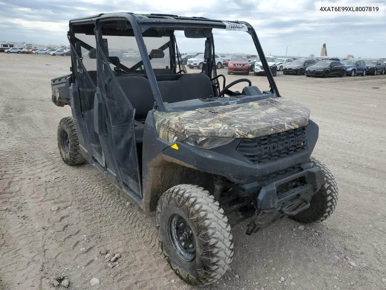 2020 Polaris Ranger Crew 1000 Premium VIN: 4XAT6E99XL8007819 Lot: 70568254