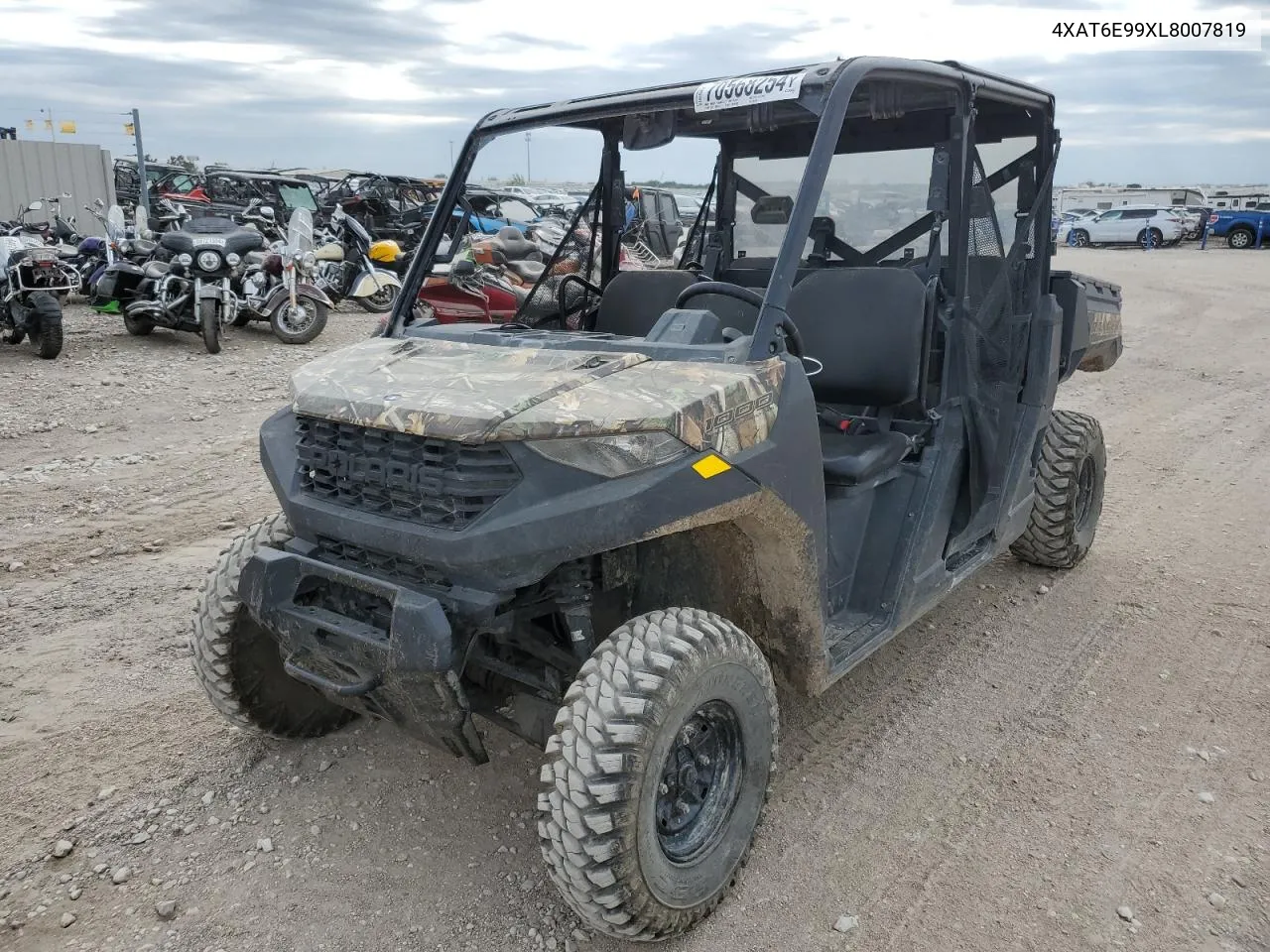 2020 Polaris Ranger Crew 1000 Premium VIN: 4XAT6E99XL8007819 Lot: 70568254