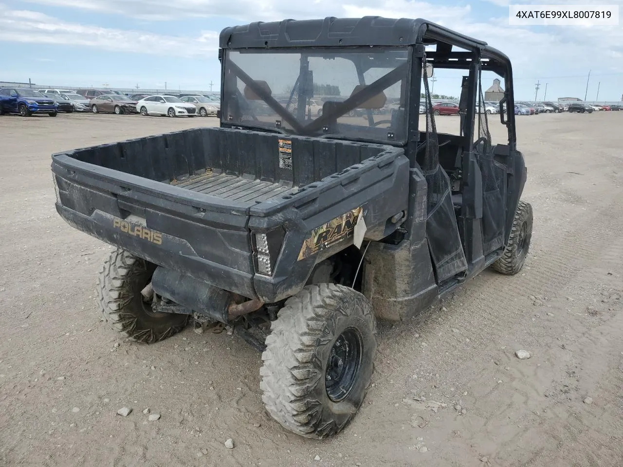 2020 Polaris Ranger Crew 1000 Premium VIN: 4XAT6E99XL8007819 Lot: 70568254