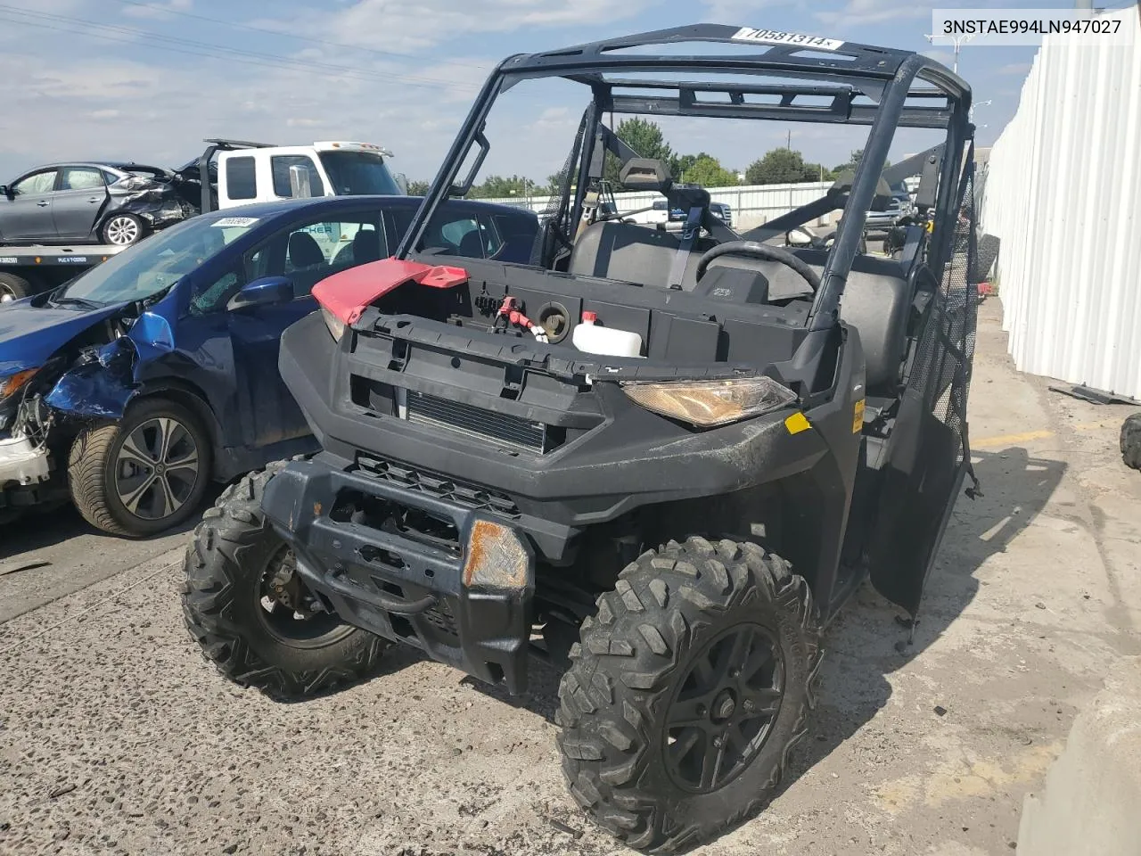 2020 Polaris Ranger 1000 Eps VIN: 3NSTAE994LN947027 Lot: 70581314