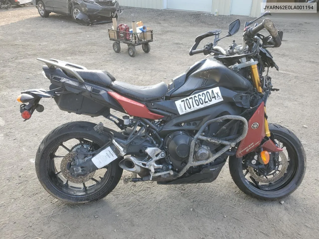 2020 Yamaha Mtt09 Gt VIN: JYARN62E0LA001194 Lot: 70766204