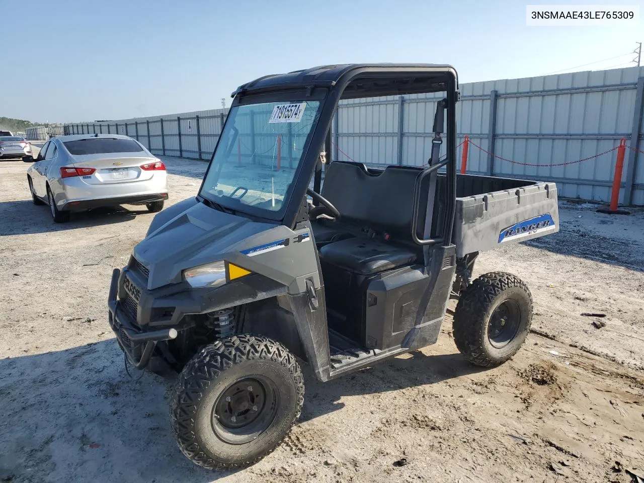 2020 Polaris Ranger Ev VIN: 3NSMAAE43LE765309 Lot: 71915574