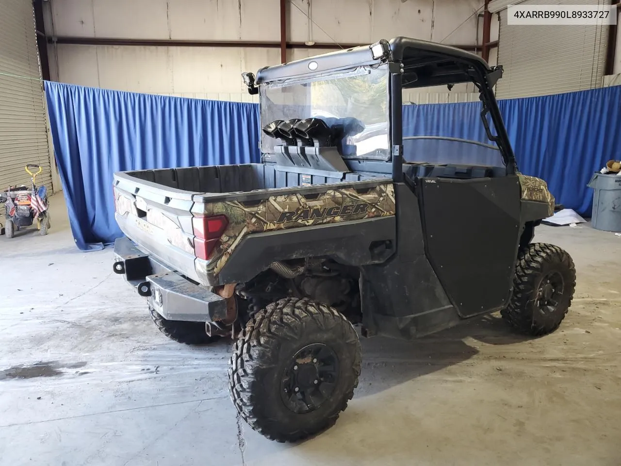 2020 Polaris Ranger Xp 1000 Premium Back Country VIN: 4XARRB990L8933727 Lot: 72169514