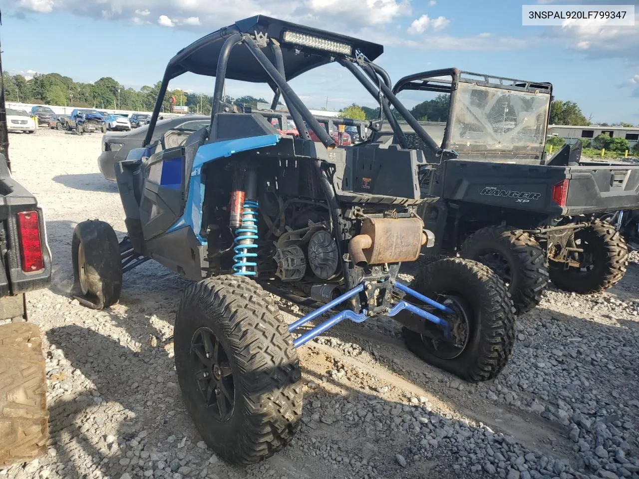 2020 Polaris Rzr Turbo S VIN: 3NSPAL920LF799347 Lot: 72327774