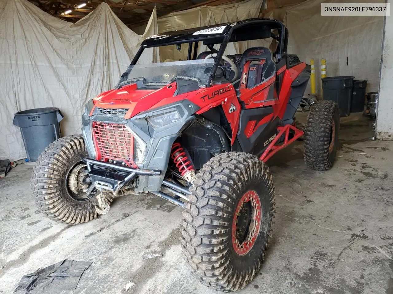 2020 Polaris Rzr Xp Turbo VIN: 3NSNAE920LF796337 Lot: 72765854