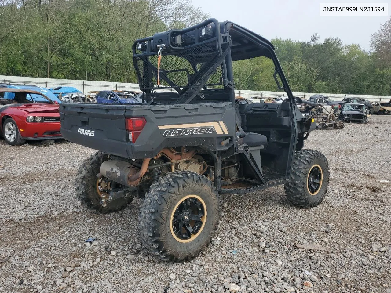 2020 Polaris Ranger 1000 Eps VIN: 3NSTAE999LN231594 Lot: 72816994