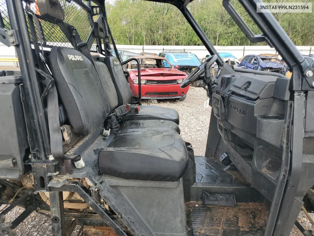 2020 Polaris Ranger 1000 Eps VIN: 3NSTAE999LN231594 Lot: 72816994