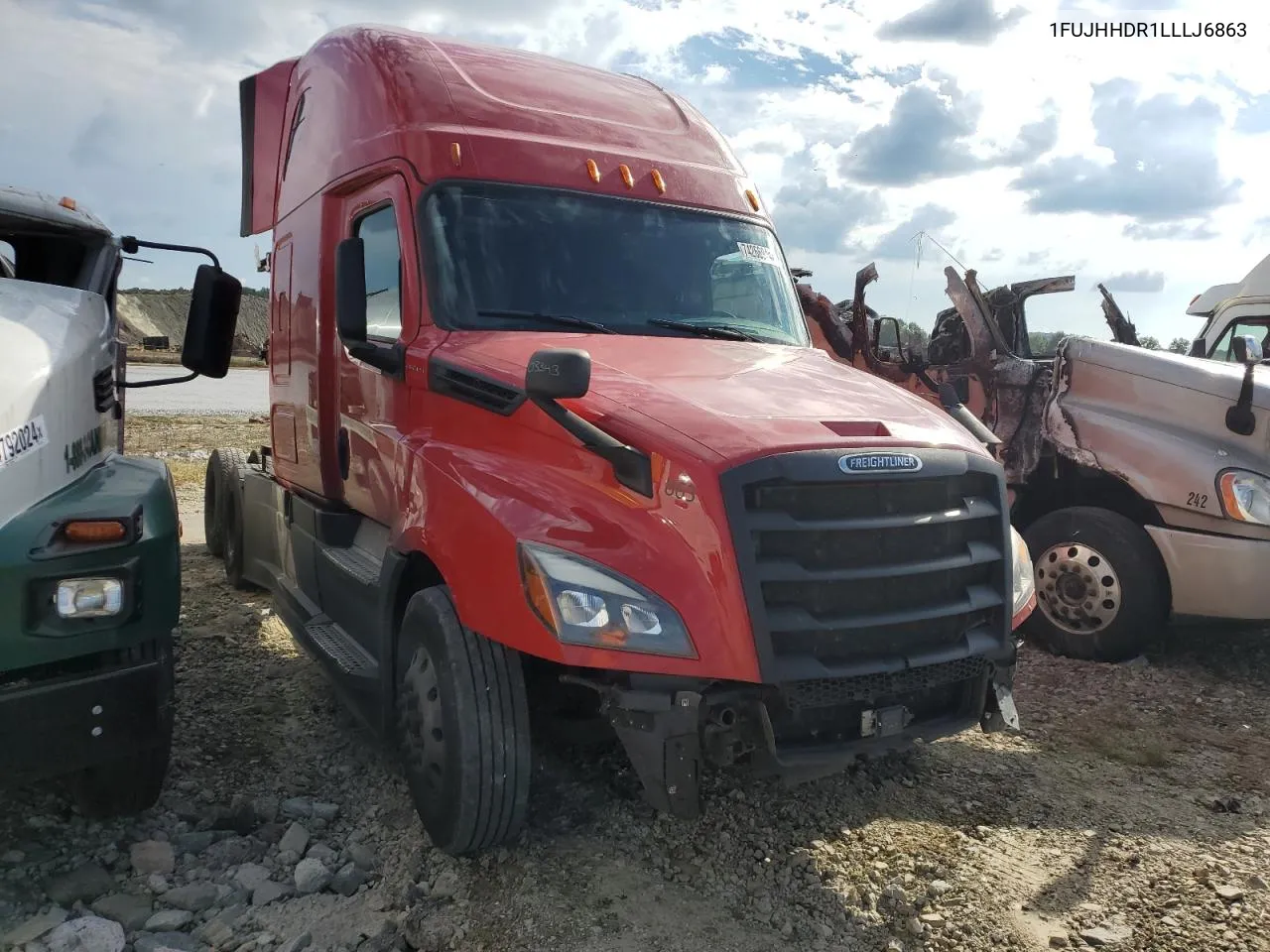 2020 Freightliner Cascadia 126 VIN: 1FUJHHDR1LLLJ6863 Lot: 74266944