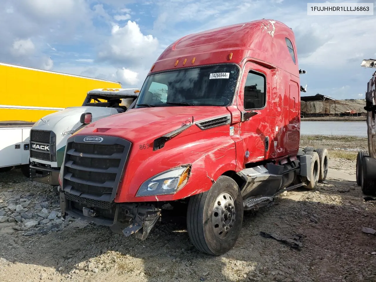 2020 Freightliner Cascadia 126 VIN: 1FUJHHDR1LLLJ6863 Lot: 74266944