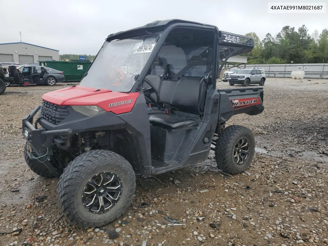 2021 Polaris Ranger 1000 Eps VIN: 4XATAE991M8021687 Lot: 49979474