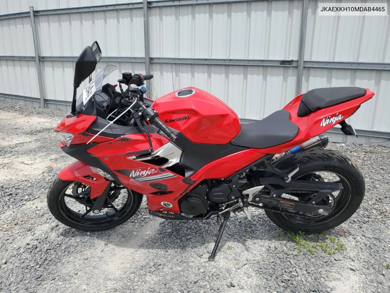 2021 Kawasaki Ex400 VIN: JKAEXKH10MDAB4465 Lot: 56698394