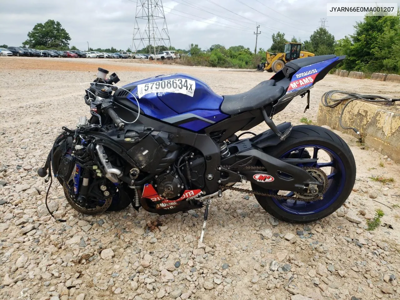 JYARN66E0MA001207 2021 Yamaha Yzfr1