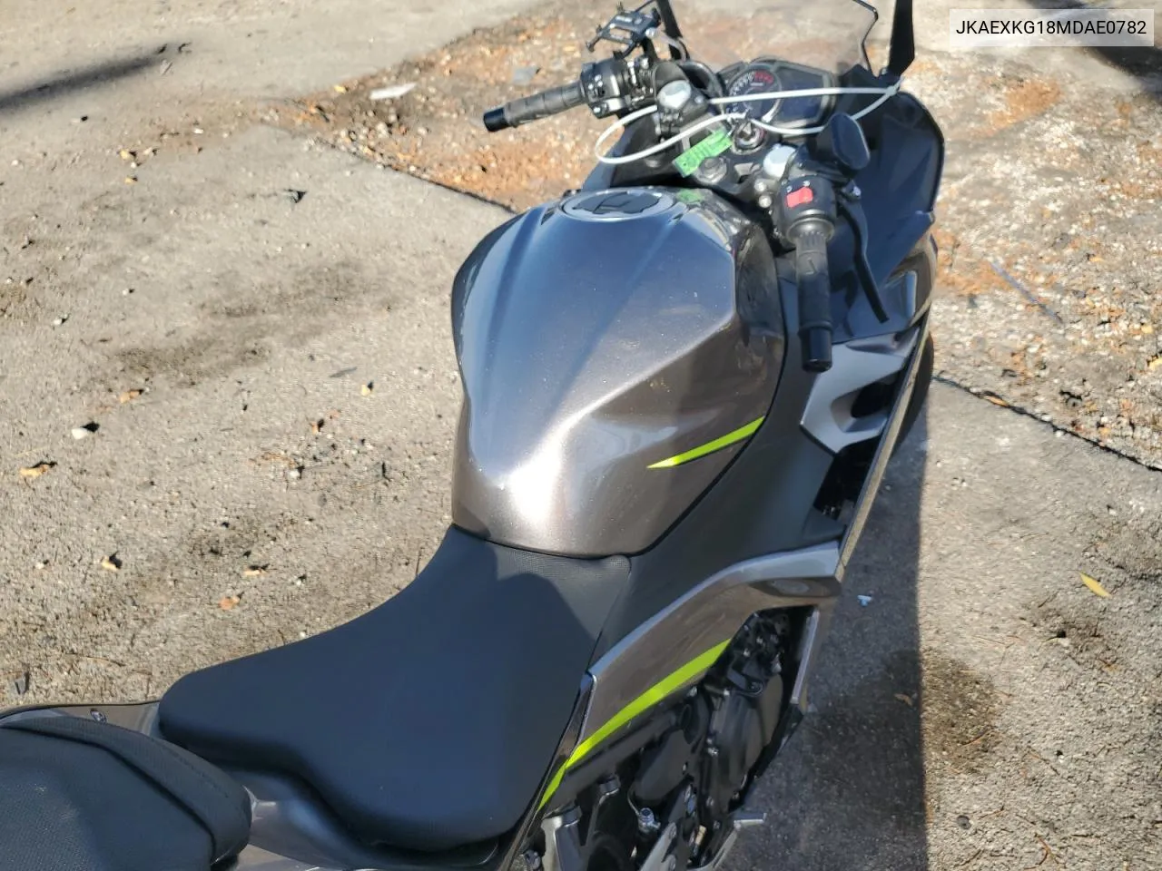 2021 Kawasaki Ex400 VIN: JKAEXKG18MDAE0782 Lot: 58260034