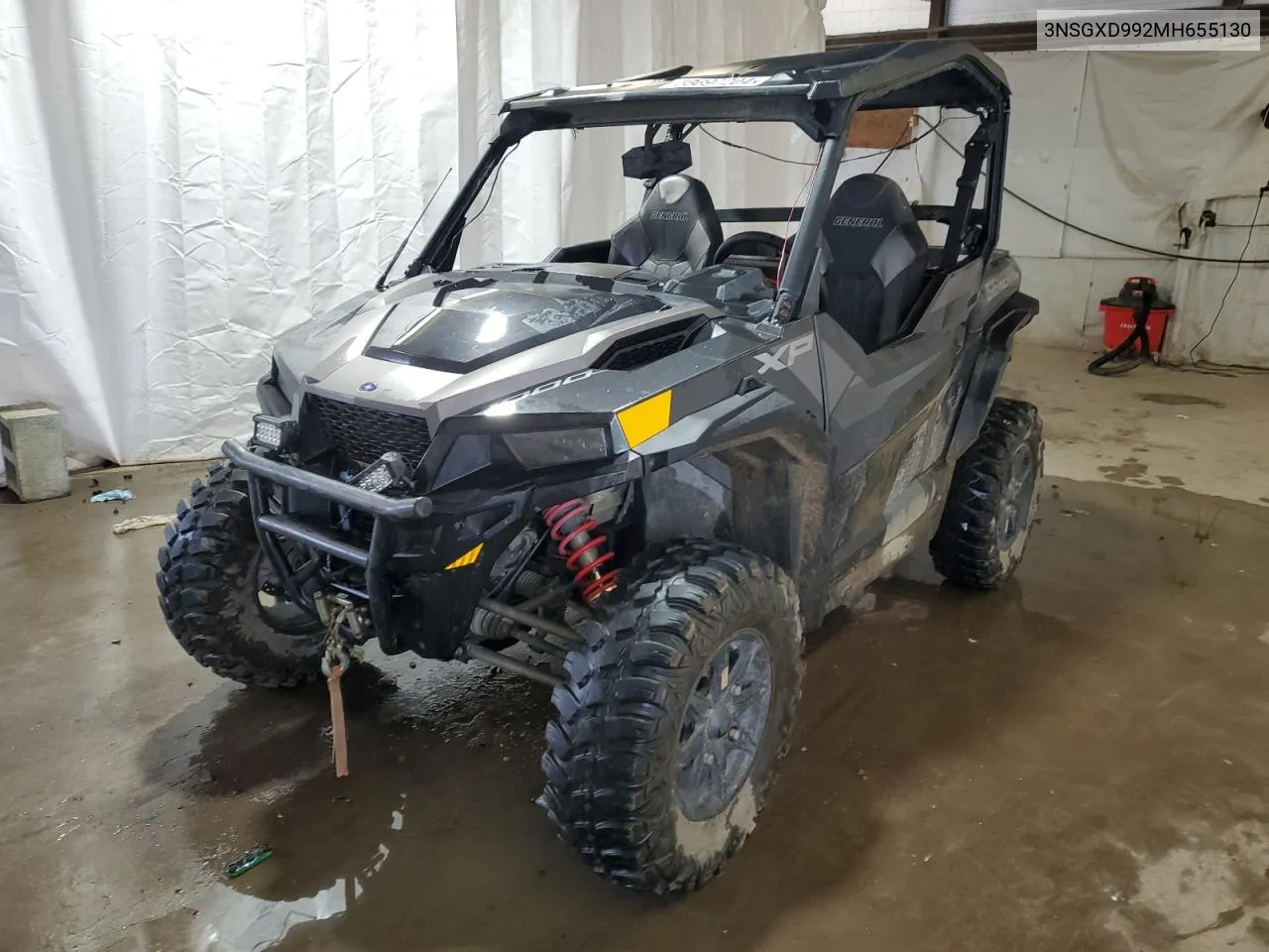 2021 Polaris General Xp 1000 Deluxe VIN: 3NSGXD992MH655130 Lot: 58697204