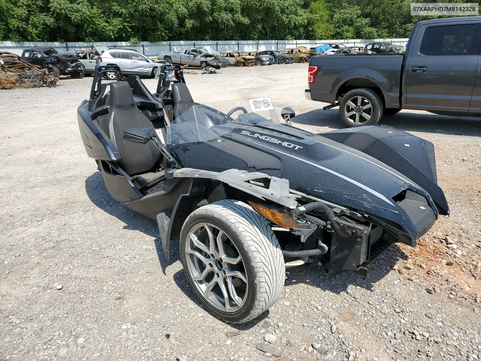 2021 Polaris Slingshot Sl VIN: 57XAAPHD7M8142328 Lot: 60311654