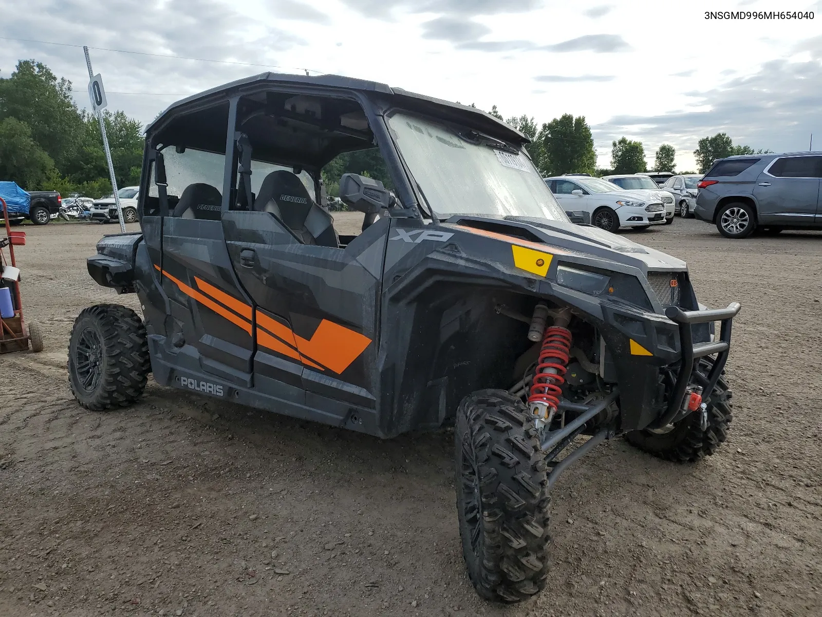 2021 Polaris General Xp 4 1000 Deluxe VIN: 3NSGMD996MH654040 Lot: 66119134