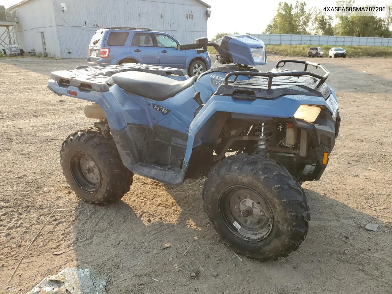 2021 Polaris Sportsman 450 H.o. VIN: 4XASEA505MA707286 Lot: 68267354