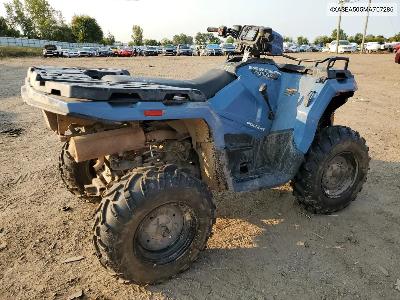 2021 Polaris Sportsman 450 H.o. VIN: 4XASEA505MA707286 Lot: 68267354