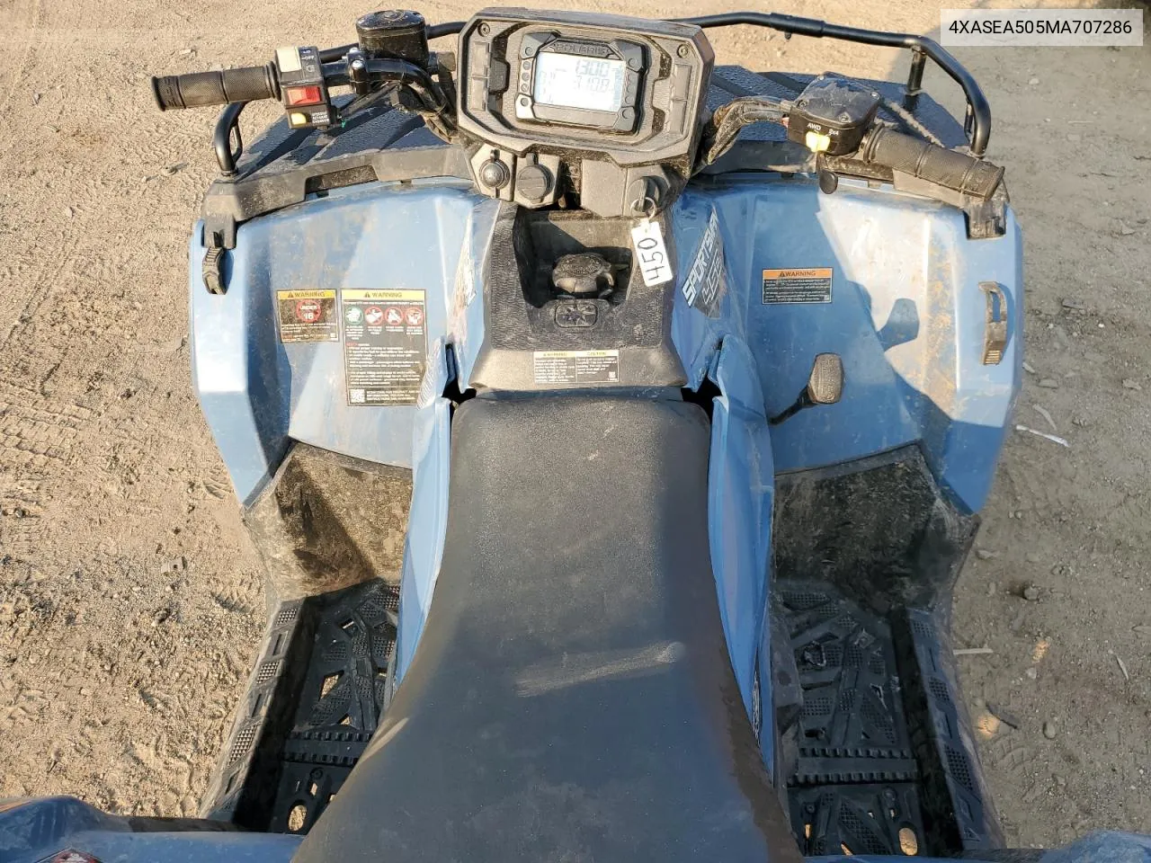 2021 Polaris Sportsman 450 H.o. VIN: 4XASEA505MA707286 Lot: 68267354