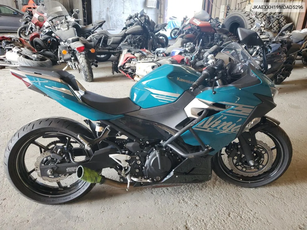 2021 Kawasaki Ex400 VIN: JKAEXKH19MDAD5296 Lot: 68841284