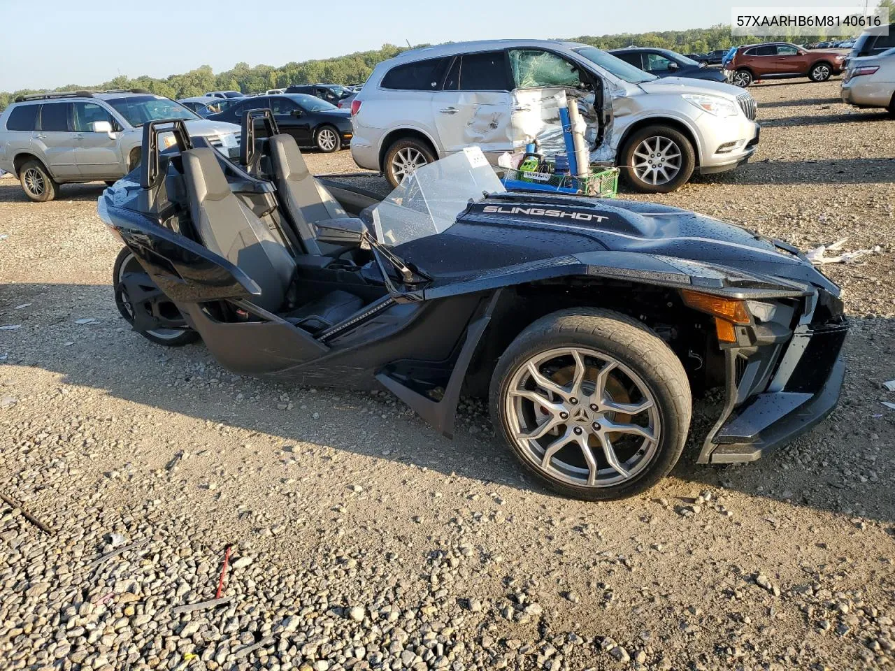 2021 Polaris Slingshot R VIN: 57XAARHB6M8140616 Lot: 70484884