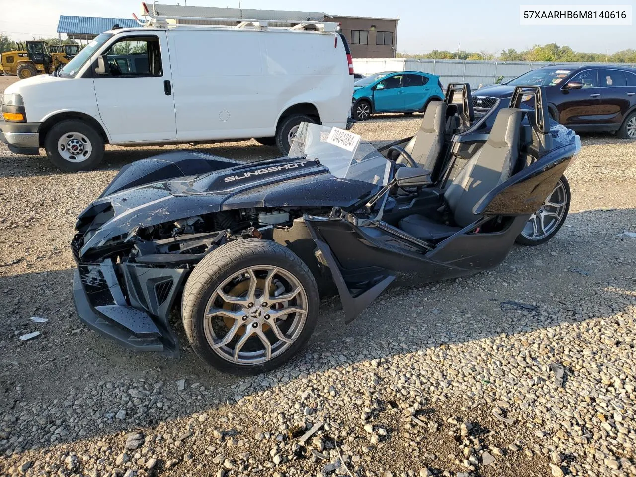 2021 Polaris Slingshot R VIN: 57XAARHB6M8140616 Lot: 70484884