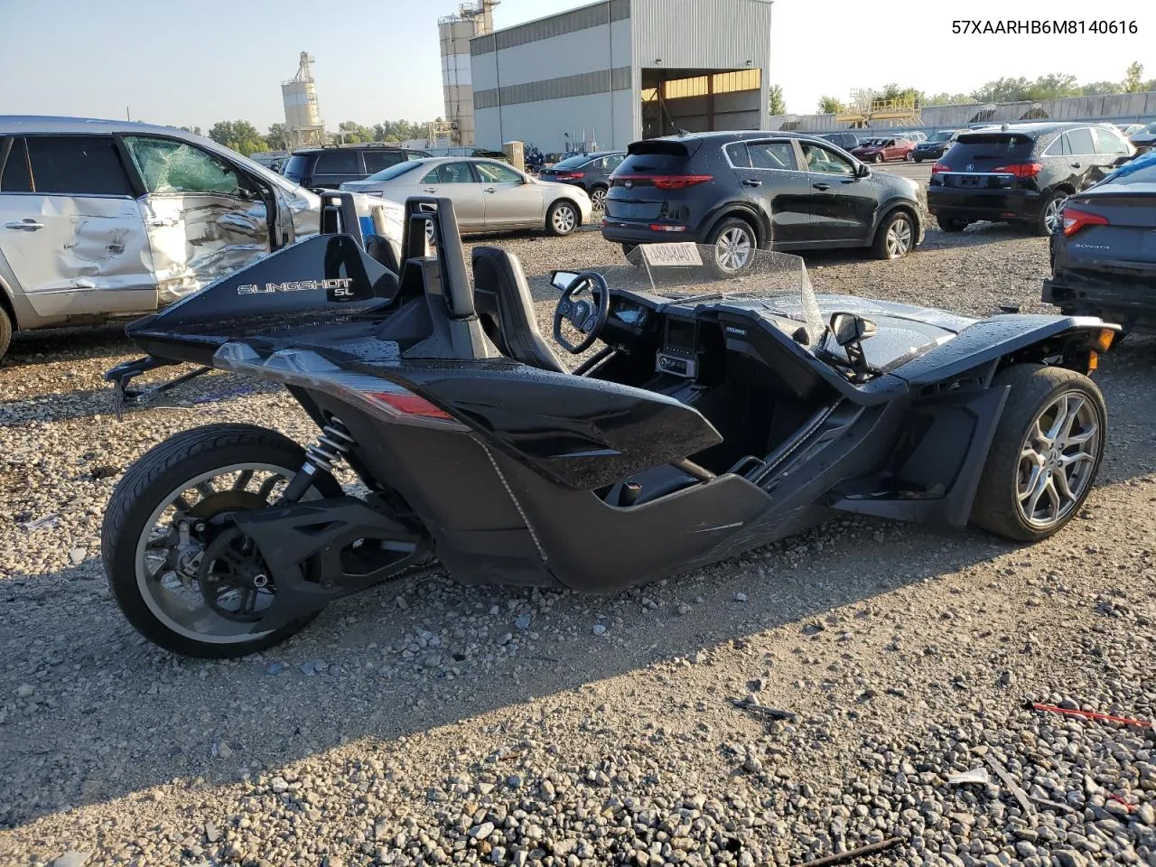 2021 Polaris Slingshot R VIN: 57XAARHB6M8140616 Lot: 70484884