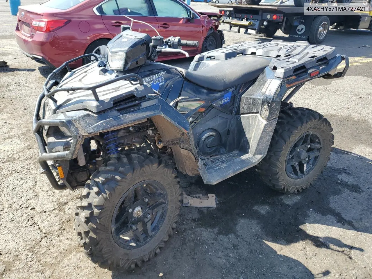 2021 Polaris Sportsman Trail 570 VIN: 4XASHY571MA727421 Lot: 70994104