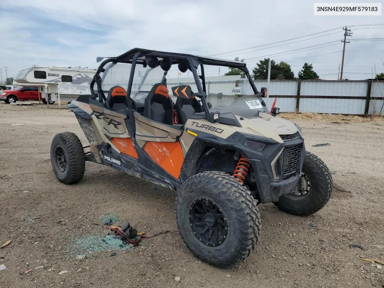 2021 Polaris Rzr Xp 4 Turbo VIN: 3NSN4E929MF579183 Lot: 71451484