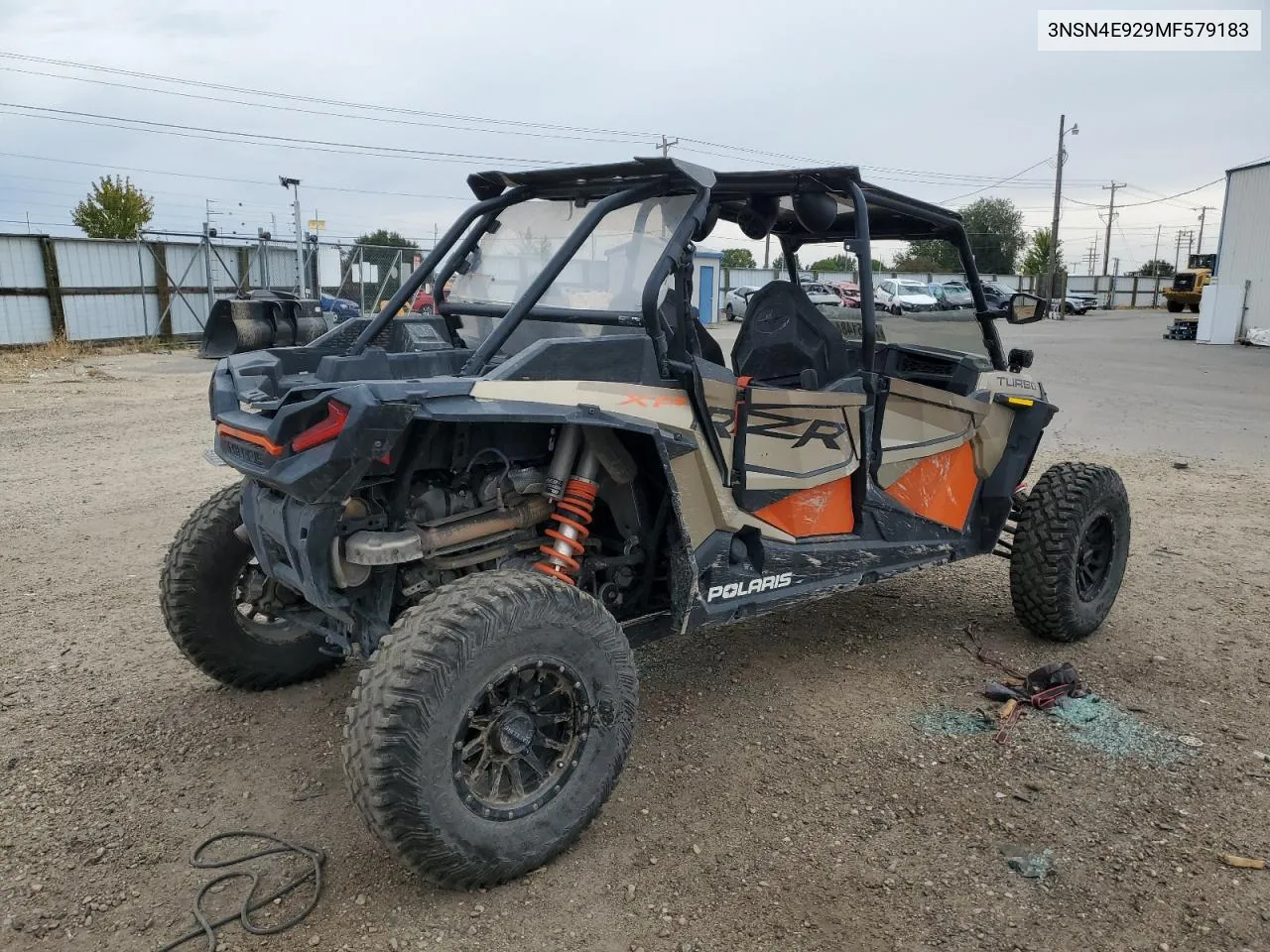 2021 Polaris Rzr Xp 4 Turbo VIN: 3NSN4E929MF579183 Lot: 71451484