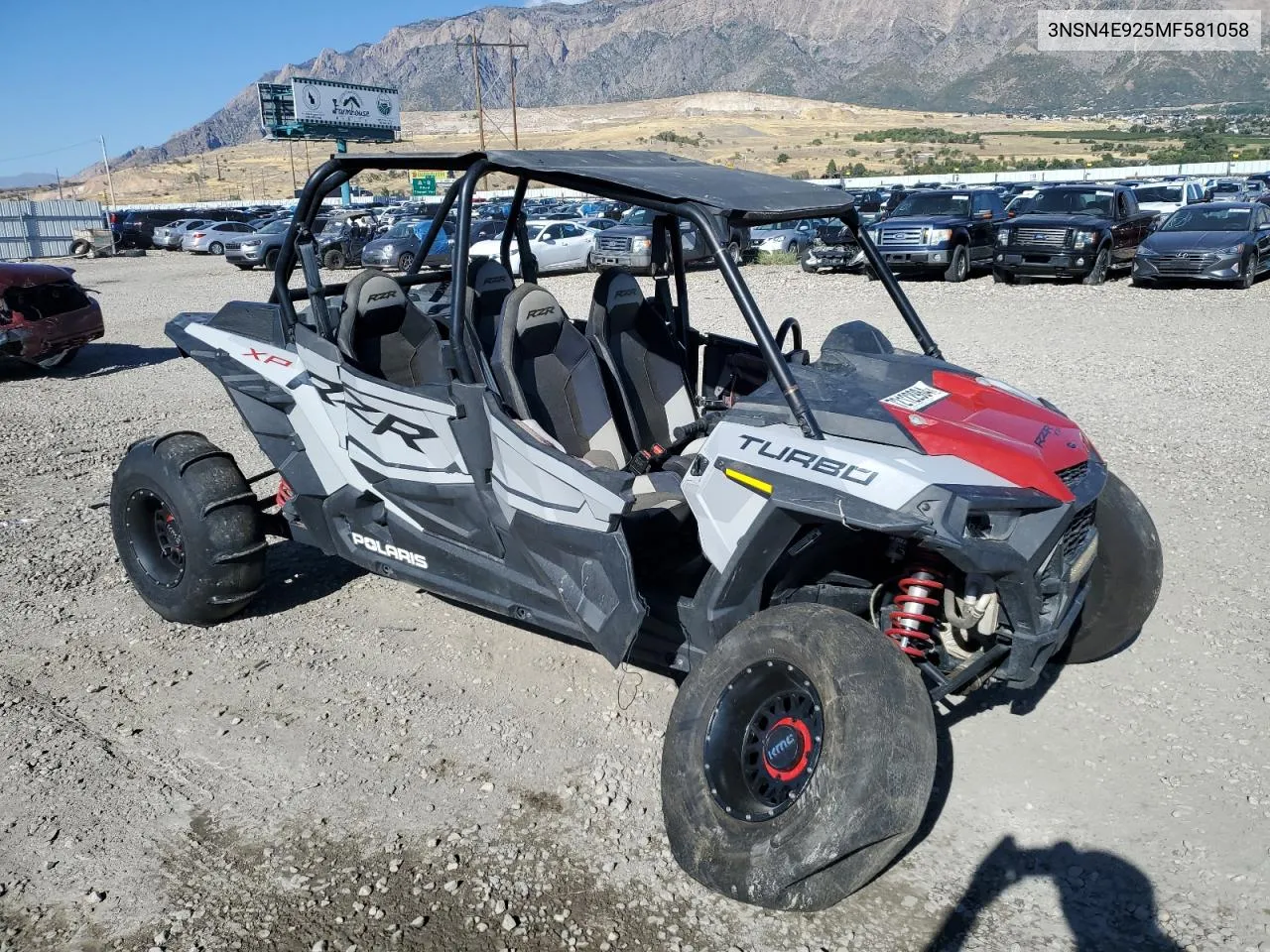 2021 Polaris Rzr Xp 4 Turbo VIN: 3NSN4E925MF581058 Lot: 72122984