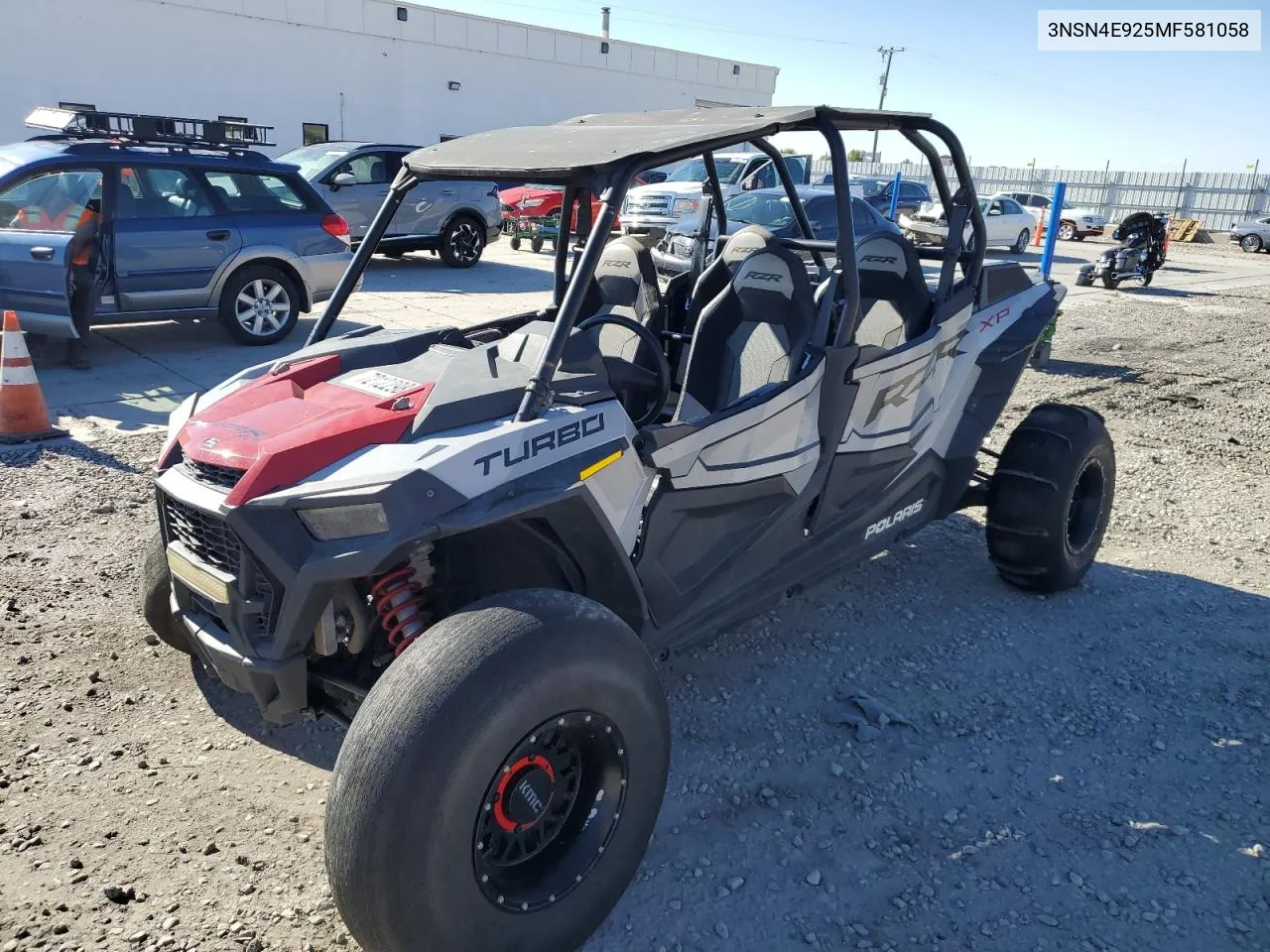 2021 Polaris Rzr Xp 4 Turbo VIN: 3NSN4E925MF581058 Lot: 72122984