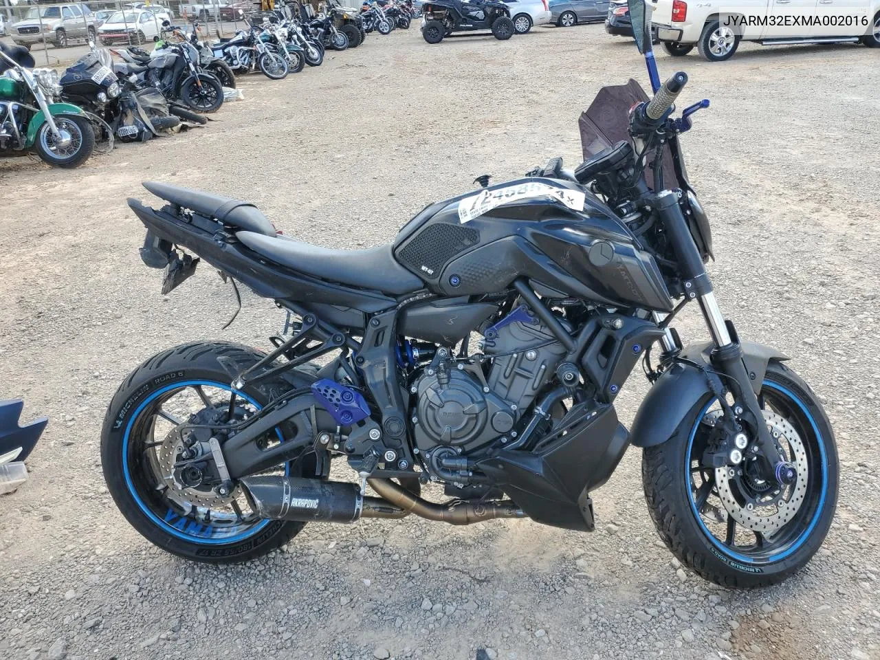 JYARM32EXMA002016 2021 Yamaha Mt07