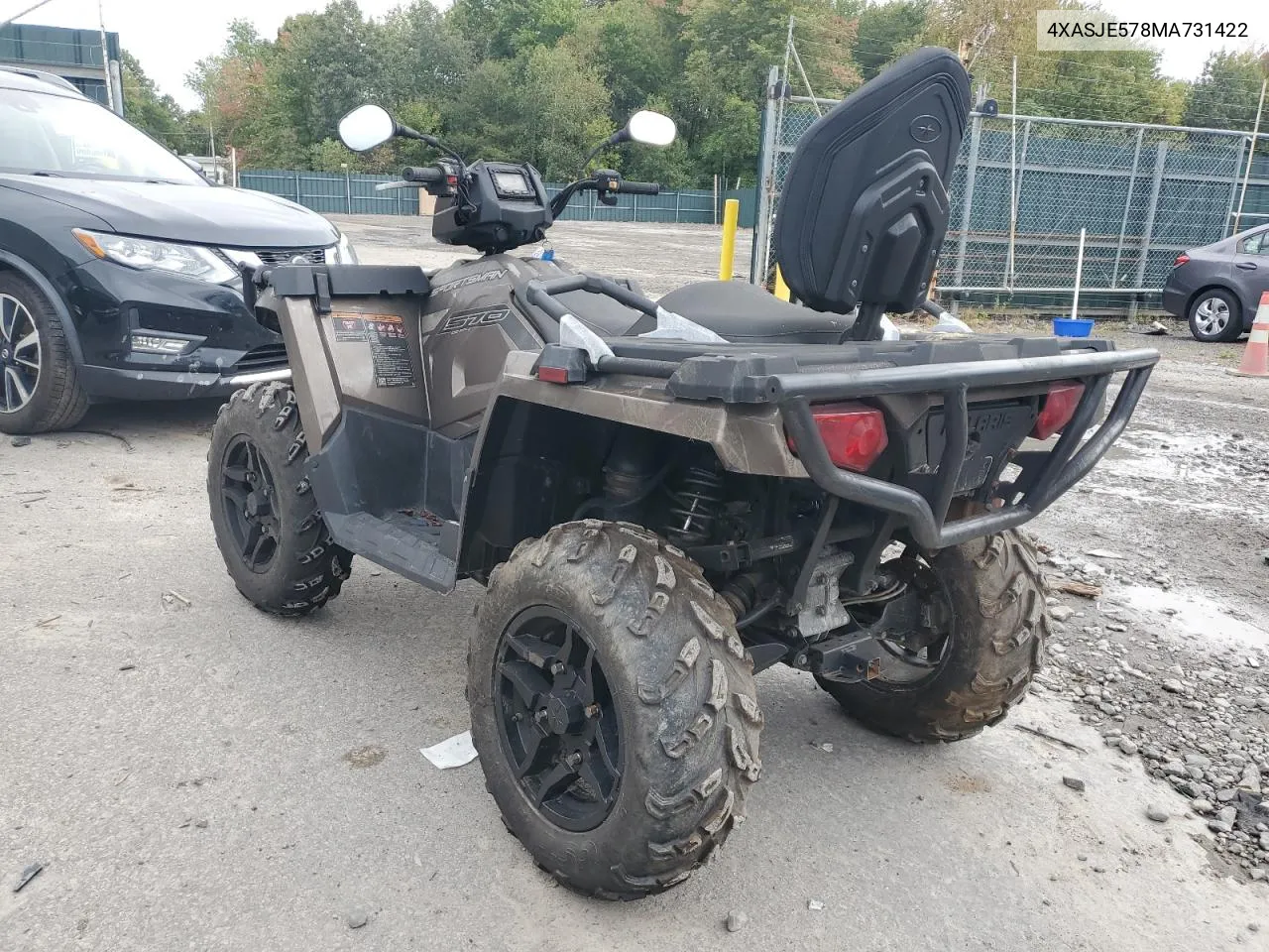 2021 Polaris Sportsman Touring 570 Premium VIN: 4XASJE578MA731422 Lot: 72780784