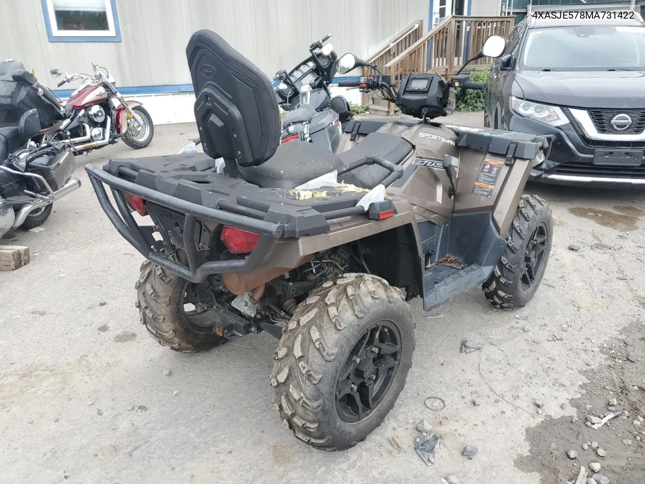 2021 Polaris Sportsman Touring 570 Premium VIN: 4XASJE578MA731422 Lot: 72780784