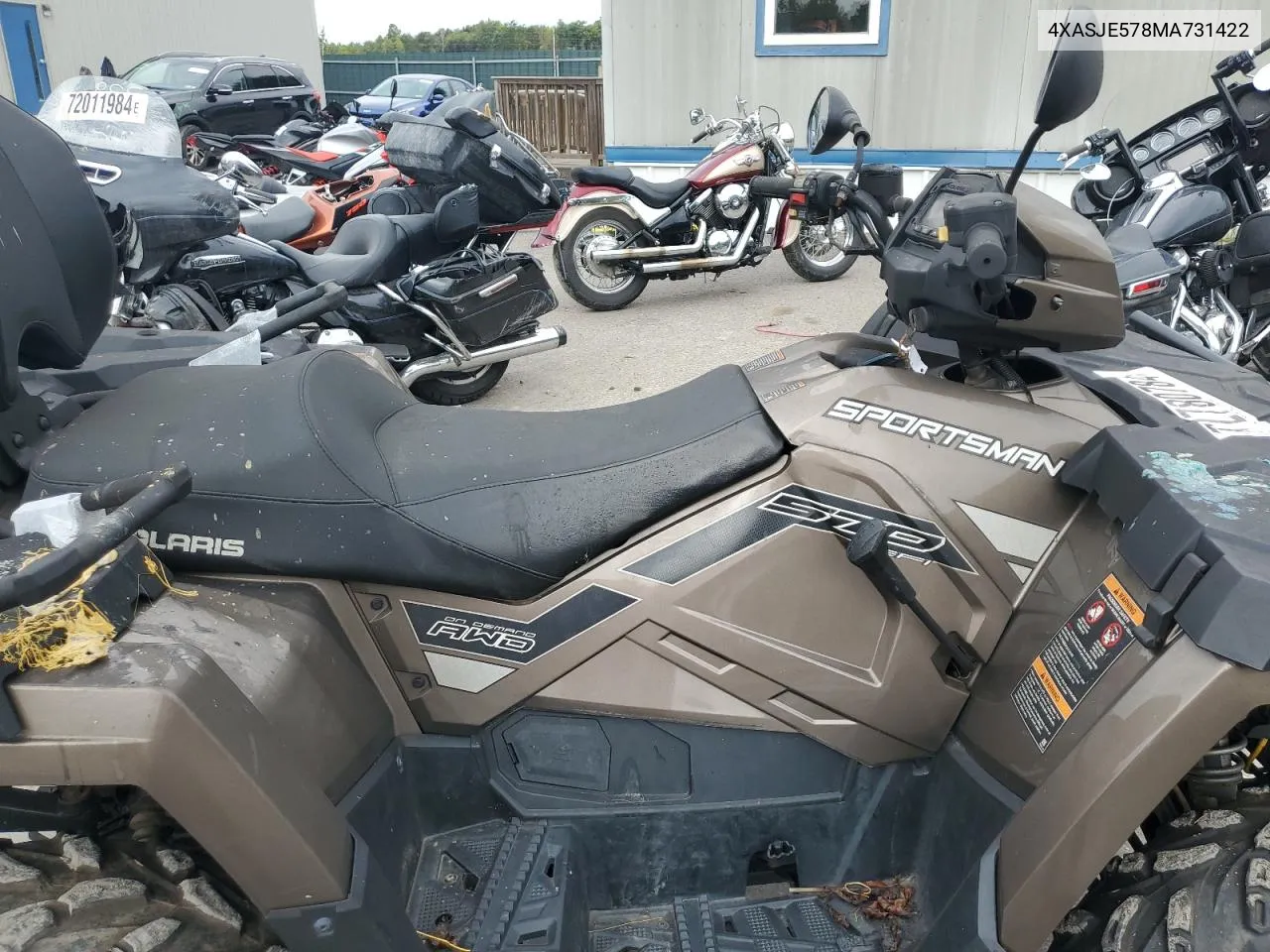 2021 Polaris Sportsman Touring 570 Premium VIN: 4XASJE578MA731422 Lot: 72780784