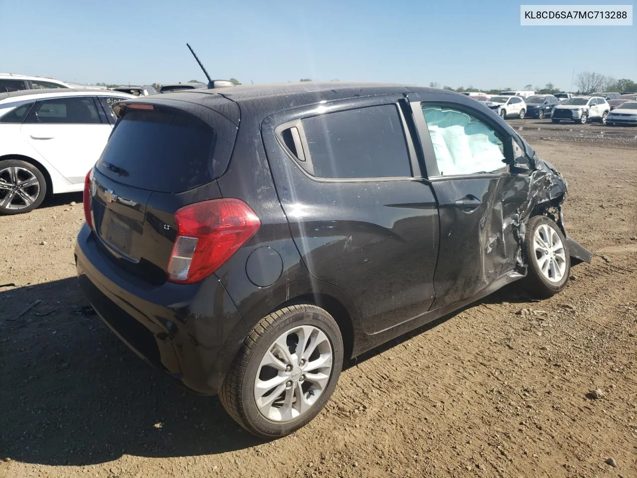 2021 Chevrolet Spark 1Lt VIN: KL8CD6SA7MC713288 Lot: 73353274