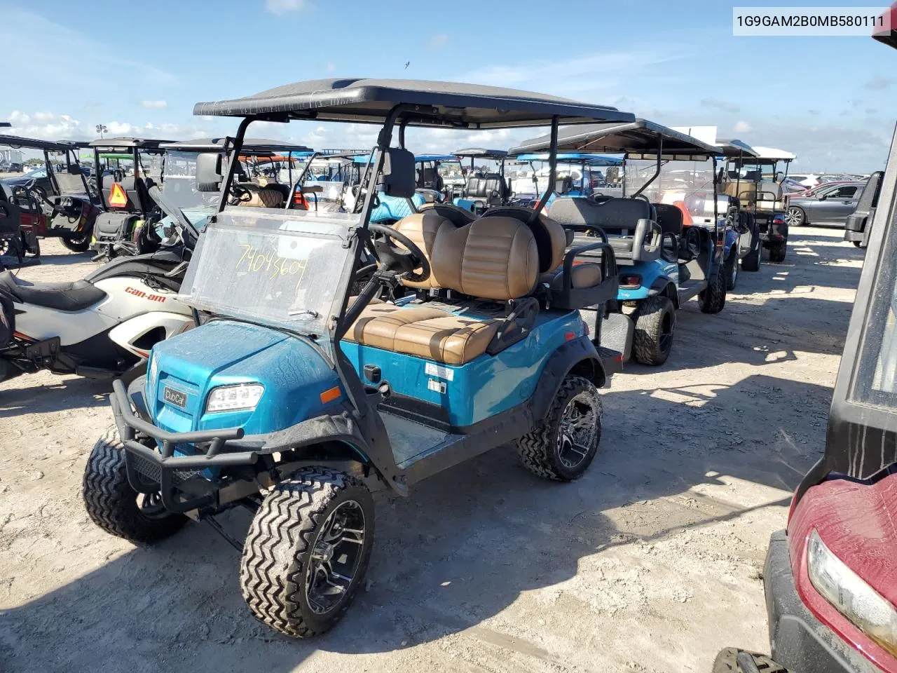 2021 Othr Golf Cart VIN: 1G9GAM2B0MB580111 Lot: 74043604