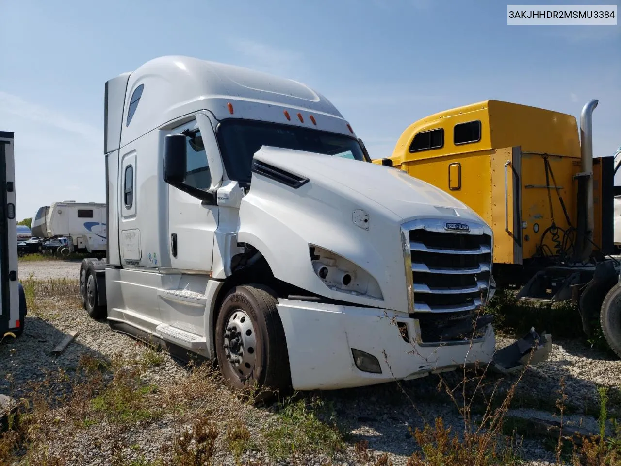 2021 Freightliner Cascadia 126 VIN: 3AKJHHDR2MSMU3384 Lot: 74191884