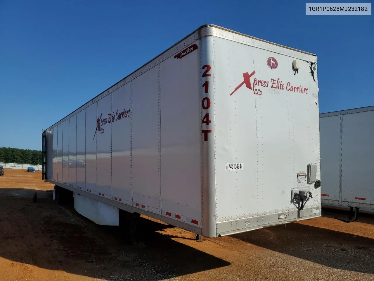 2021 Great Dane Trailer Trailer VIN: 1GR1P0628MJ232182 Lot: 74813424